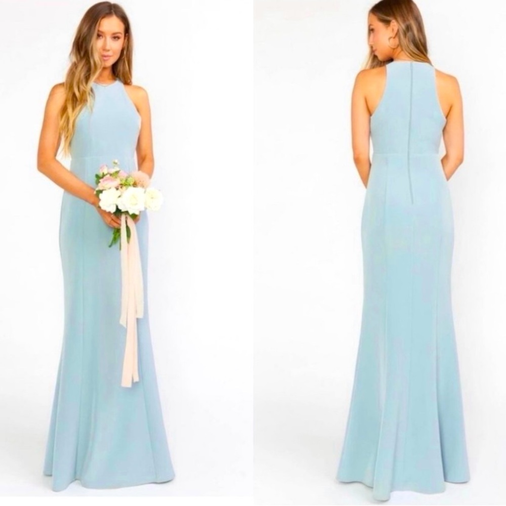 Show Me Your Mumu- Chicago High Neck Gown